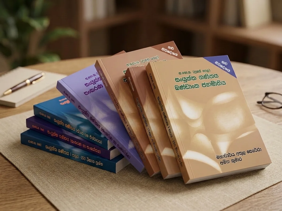 Combined Mathematics textbooks by Prof. Athula Perera & Amitha Kumara
